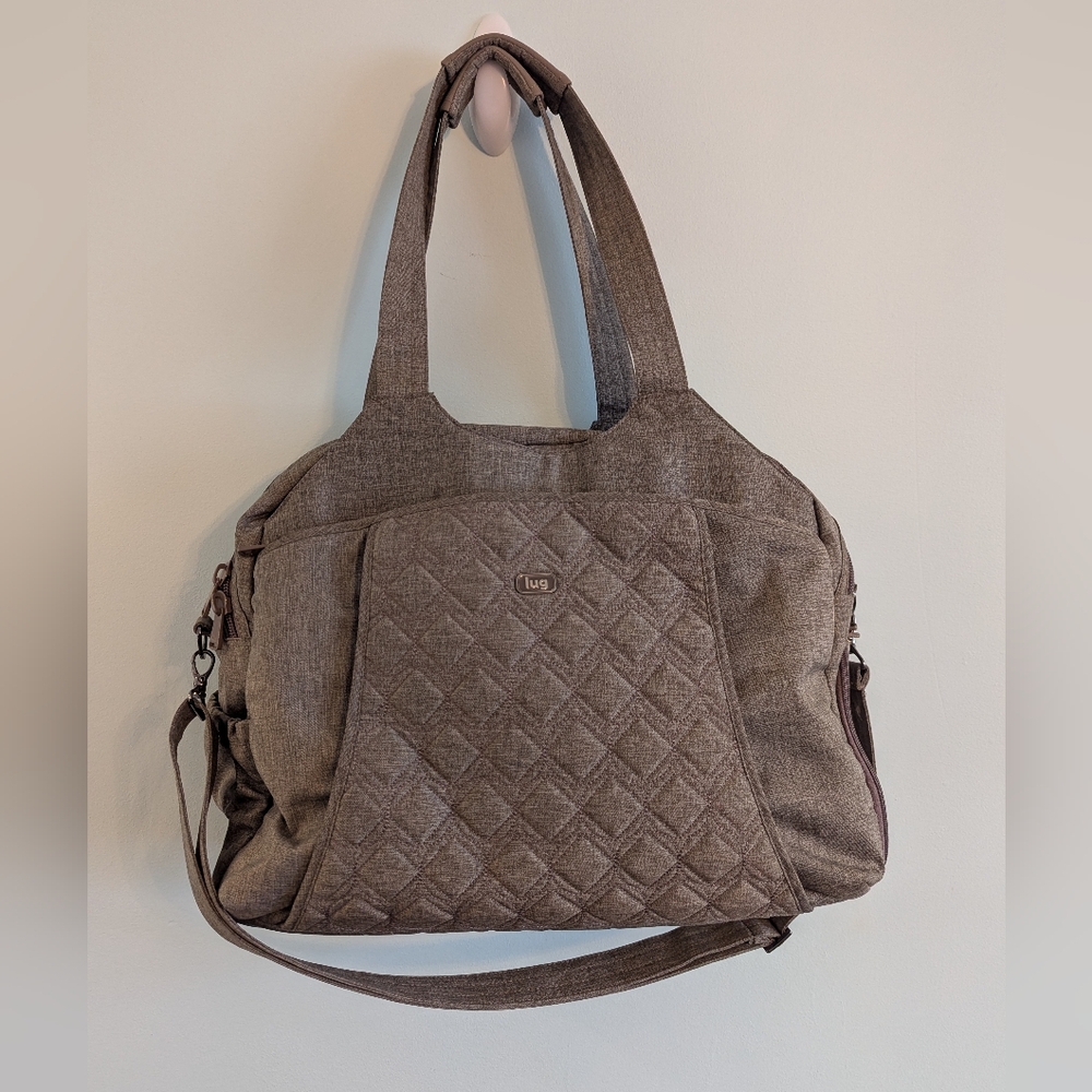 Large Lug Pontoon Weekender Bag Walnut - Picture 13 of 16
